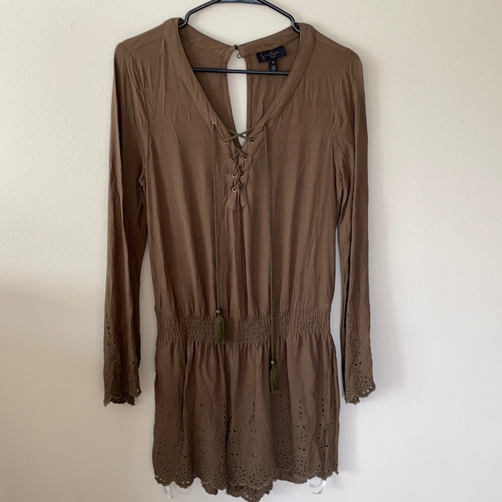 Green/Brown Romper